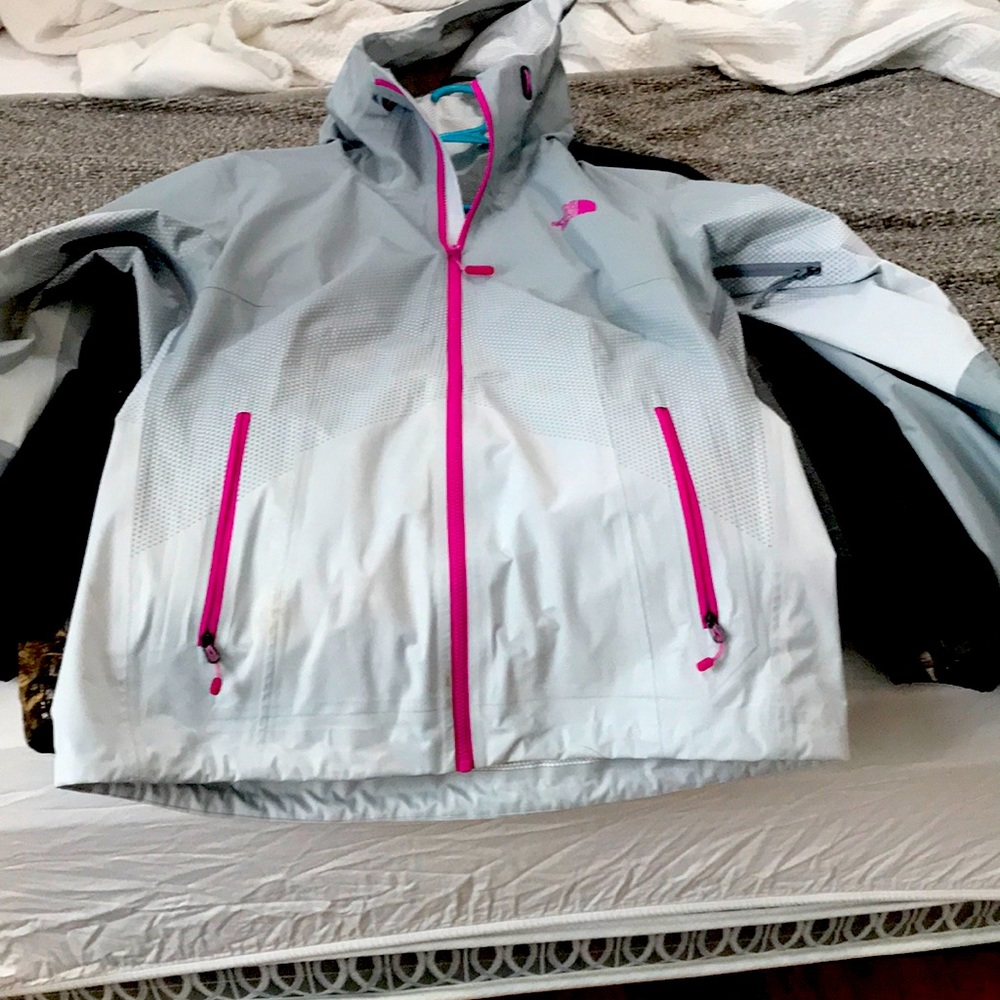North face rain jacket with hood
